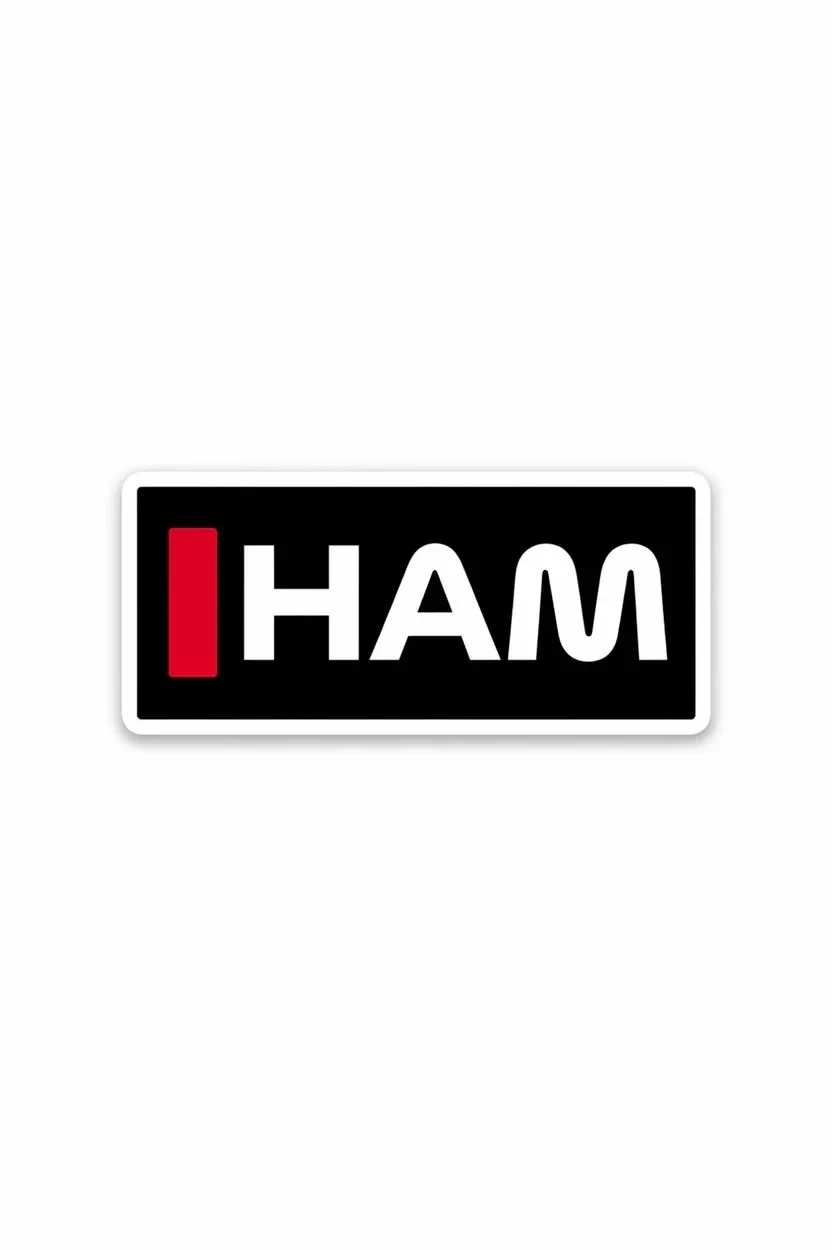 F1 Driver Tag Fridge Magnet, ham tag